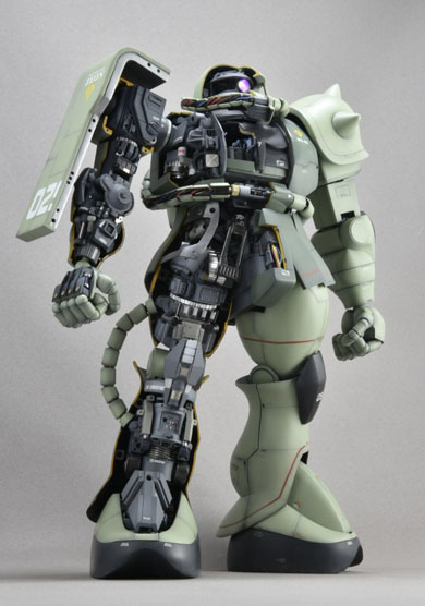 マッチョなザクが「ガンプラコンテスト」で大賞受賞 内部に秘密