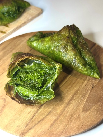 自作の抹茶チョコパイ