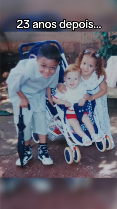 23年後の3兄妹成長ビフォーアフター