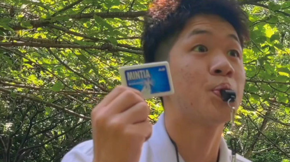 ミンティア CM 作ってみた 口臭チェック 映像 制作