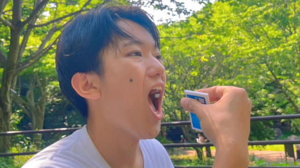 ミンティア CM 作ってみた 口臭チェック 映像 制作