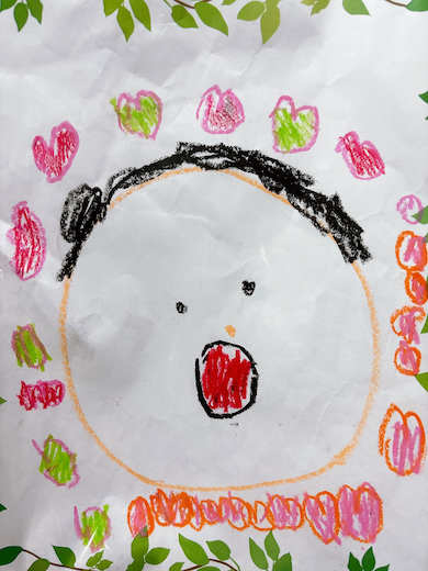 娘が描いたママの絵