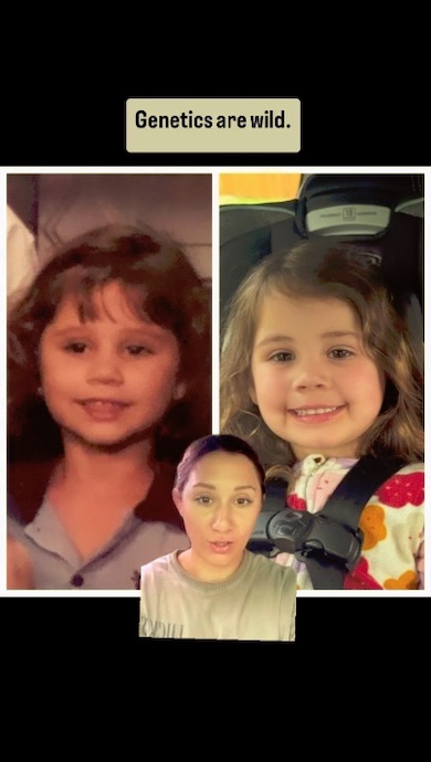 5歳のイザベラさんと姪っ子