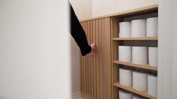 トイレに棚をDIY