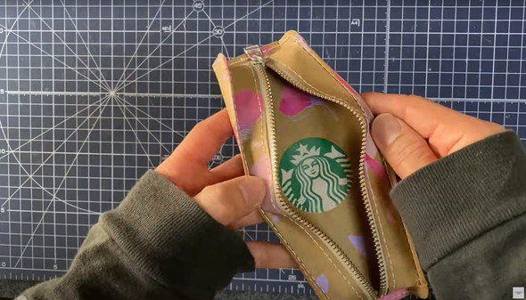 スタバの紙袋をリメイク