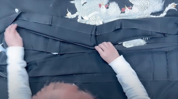 黒留袖をリメーク