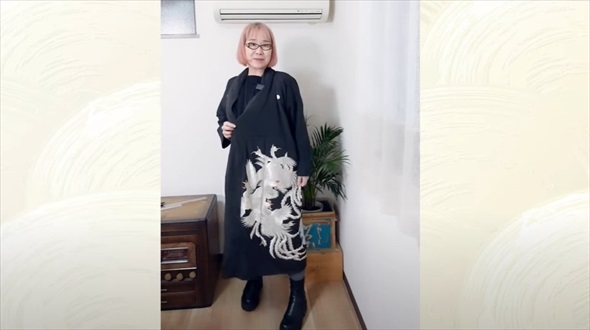 黒留袖をリメーク