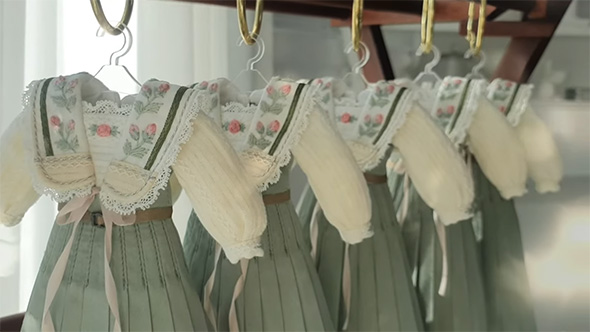 完成したワンピース5着