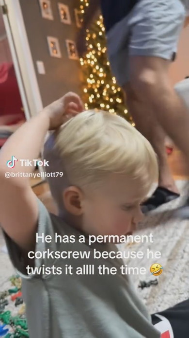 ピョロ毛の男の子