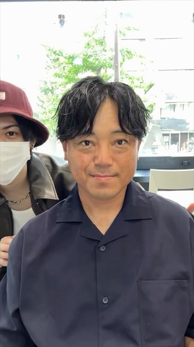 娘さんの結婚式出席のために大変身