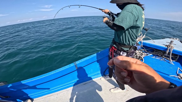 夫婦 妻 オフショア 釣り アタリ 船上 パニック 離島 クエ あら 高級魚