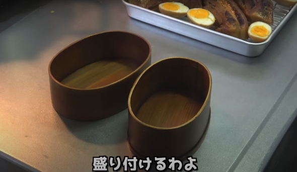 いよいよ盛り付け