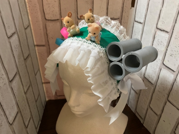 面白ヘッドドレス