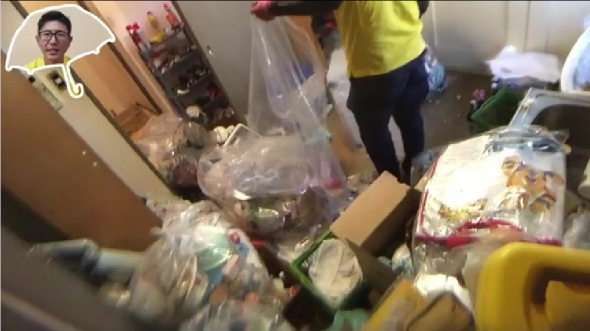 汚部屋の片付け