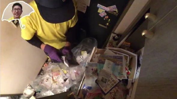 汚部屋の片付け