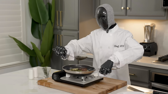 アロゼを行うロボット