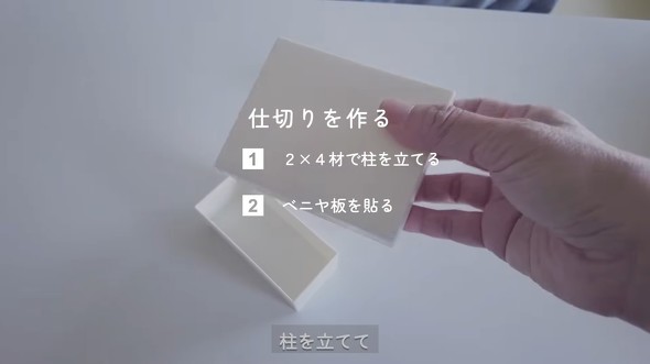 柱を立てるために使うアジャスター