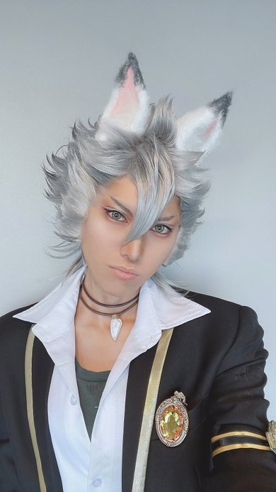 ウィッグを忘れたコスプレイヤーのコスプレ