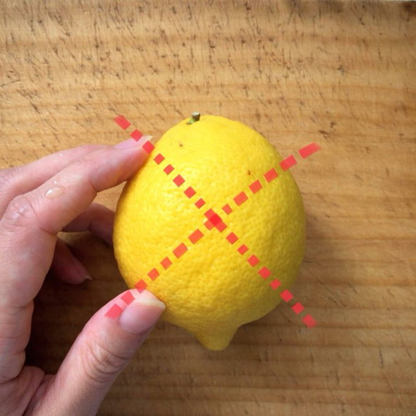 レモンの切り方解説