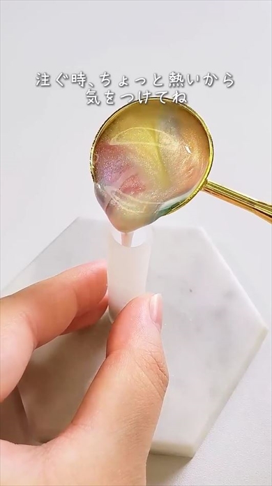 夢かわワックススティックを100均アイテムで手作りしてみた