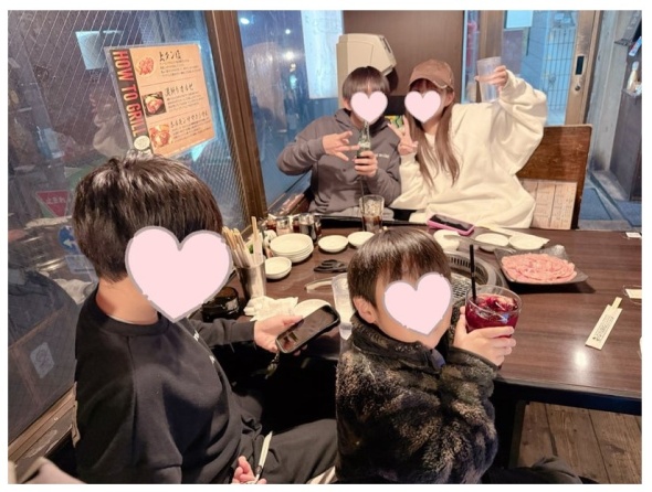 子ども達だけで1席