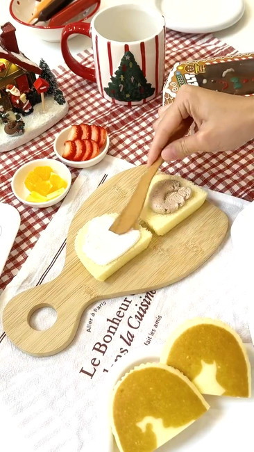 チーズ蒸しケーキアレンジ