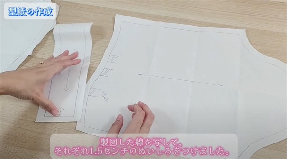 60年代の雑誌を参考にワンピースを製図して作ってみたら