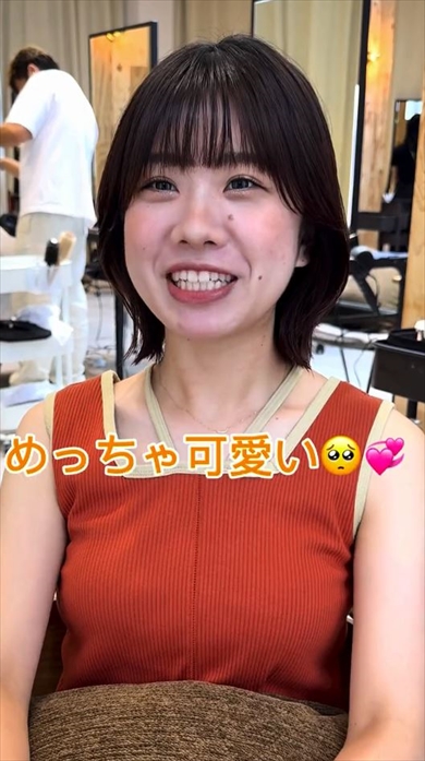 気になるほほの余白がヘアメイクで大激変→中顔面短縮テクがすごい