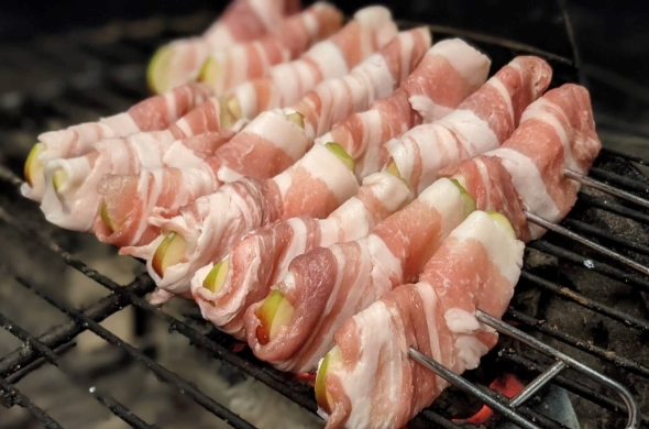 リンゴと豚バラレシピ