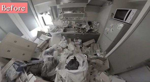 何が何だかわからない散らかりよう