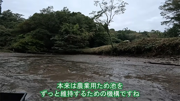 本来は農業用ため池を