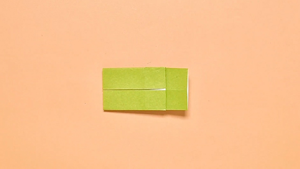 折り紙で作るヘビの箸置き