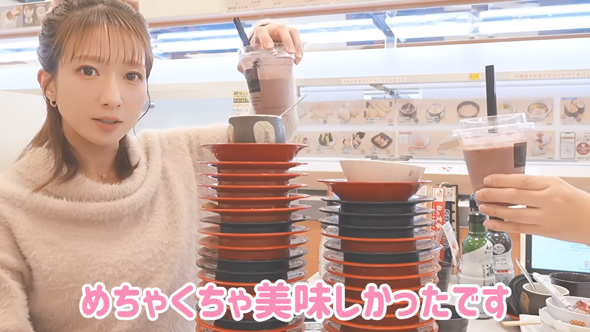 かっぱ寿司に来た辻希美