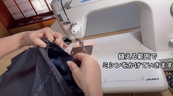 残り布でリバーシブルベスト