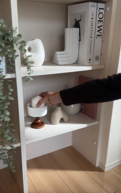 こだわり置物を置いていきます