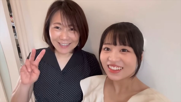 幸巴が母にサプライズで妊娠報告