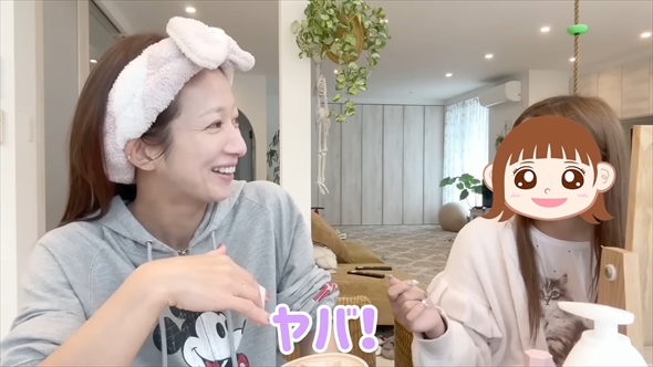 辻希美と長女・希空のメイク動画
