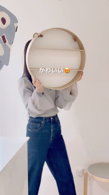 ニトリのウォールシェルフ