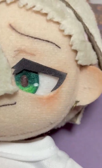 目が動く ぬいぐるみ 両目 自由に動かせる 手作り