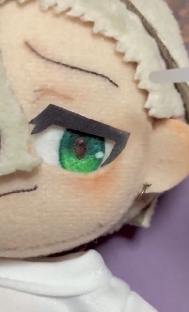 目が動く ぬいぐるみ 両目 自由に動かせる 手作り