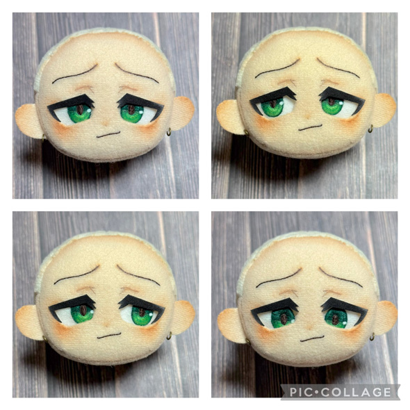 目が動く ぬいぐるみ 両目 自由に動かせる 手作り