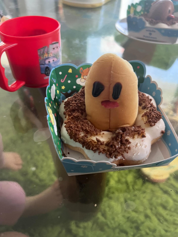 娘 食べちゃった ディグダ コッペパン 蘇生 再現 ミスド ポケモン ドーナツ