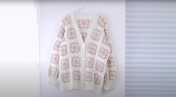 カーディガンの編み方