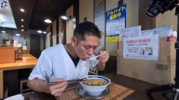 板前さんが試食