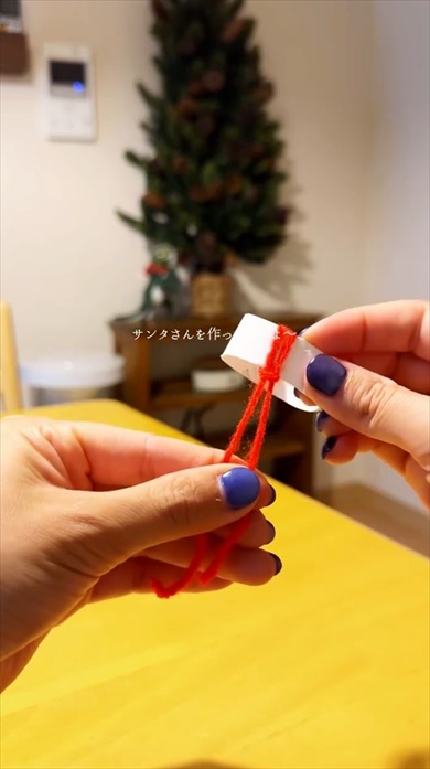 かわいいサンタ飾りの作り方