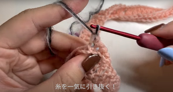 ニット帽の編み方