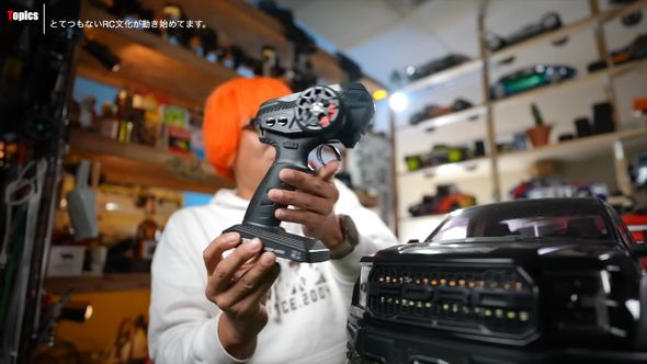 F150ラプターのラジコンカーのプロポーショナルシステム