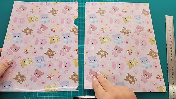 クリアファイルを分割