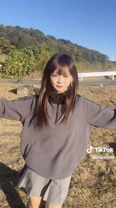 父撮影のダンス動画