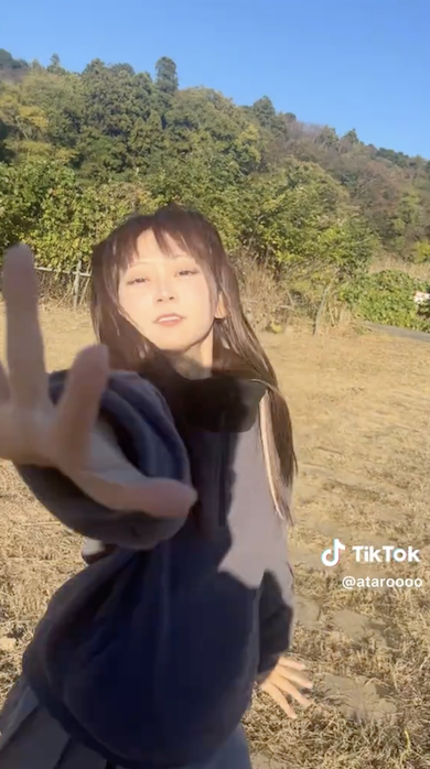 父撮影のダンス動画